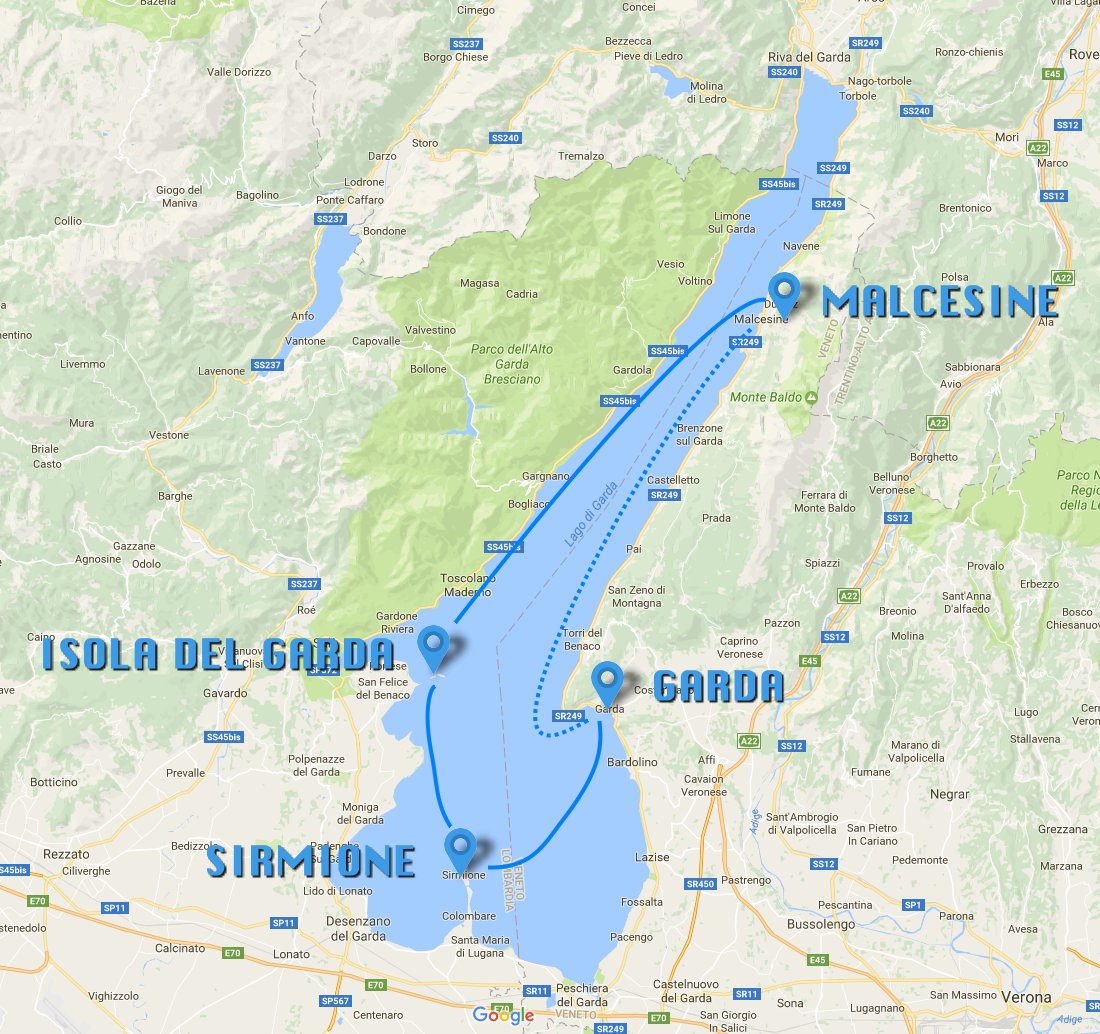Giro del Lago - Garda Express - Traghetto - Malcesine